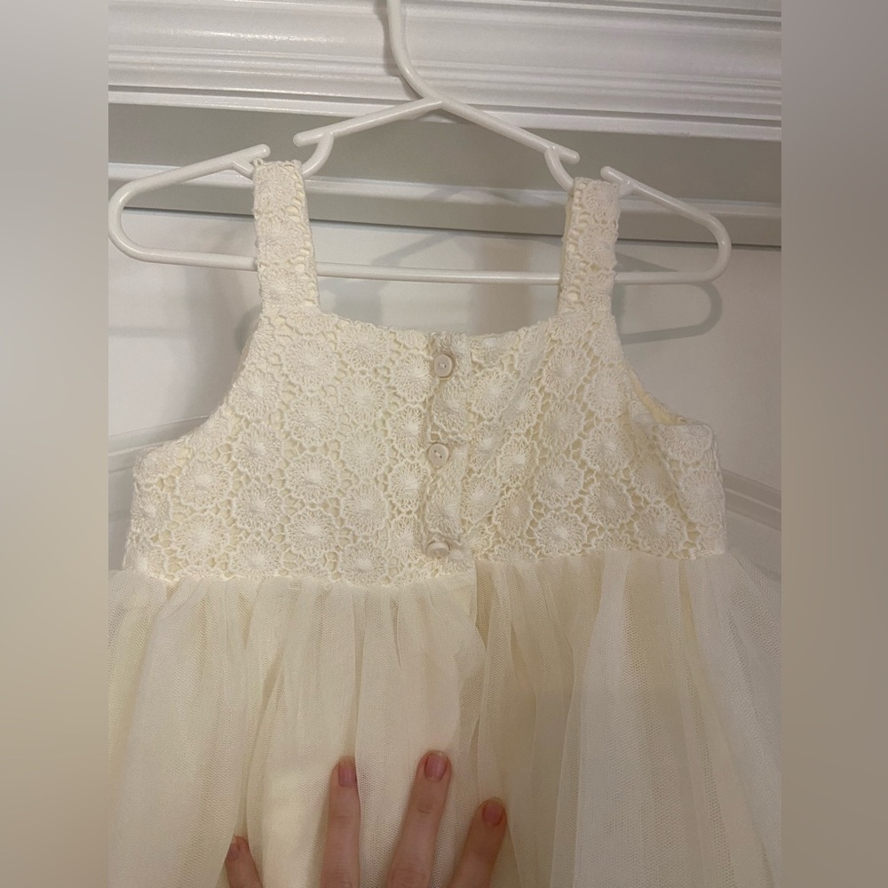 H&M Off White Lace Toddler Dress - Picture 3 of 5